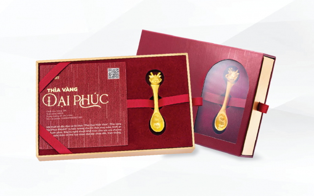Hộp thìa vàng đại phúc